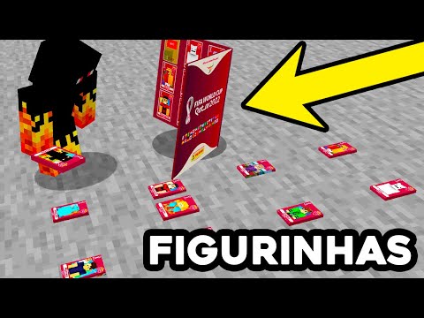Completei o ÁLBUM DE FIGURINHAS do MINECRAFT!