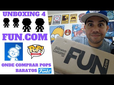 COMPRA NO SITE DA FUN.COM – ONDE COMPRAR FUNKO POP BARATO – UNBOXING BR ABERTURA DE CAIXA