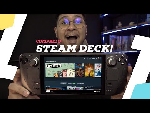 COMPREI o Steam Deck! (no Brasil) – Unboxing e Primeiras Impressões!