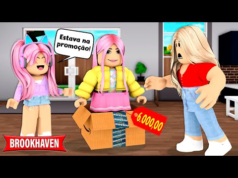 COMPREI UMA IRMÃ PELA INTERNET! Historinhas Brookhaven RP 🏡  – ROBLOX