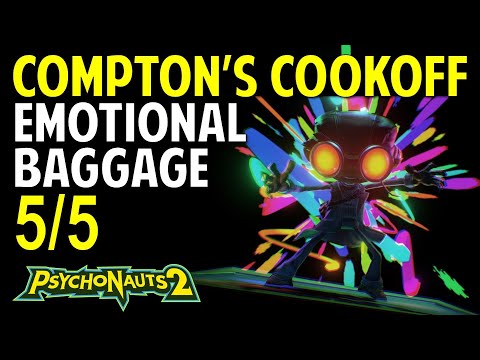 Compton's Cookoff: All Emotional Baggage & Tags Locations | Psychonauts 2 (Collectibles Guide)