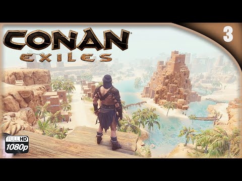 CONAN EXILES 3.0 – A CIDADE DO CONAN E NOVA BASE!