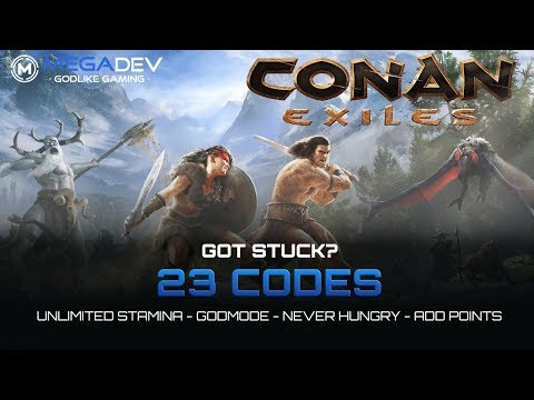 CONAN EXILES Cheats: Godmode, Unlimited Stamina, No Hunger, No Thirst, … | Trainer by MegaDev