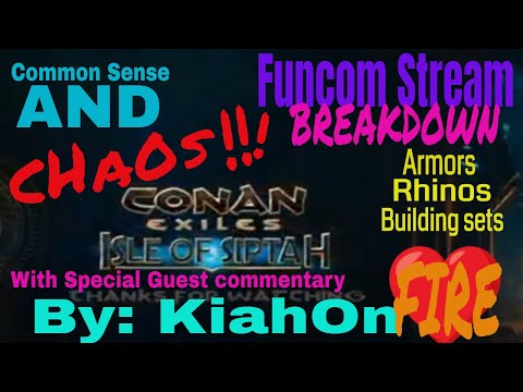 Conan Exiles Funcom Stream Breakdown