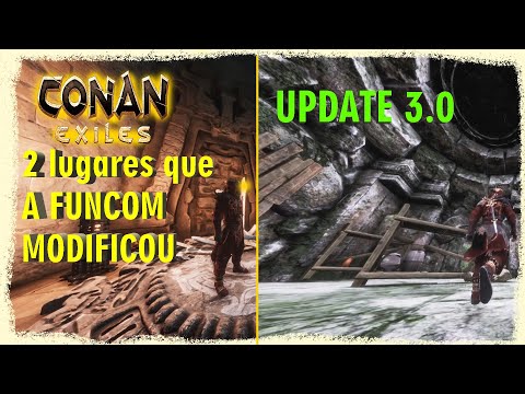 CONAN EXILES LUAGARES QUE A FUNCOM MODIFICOU 1 E SECRETO UPDATE 3.0