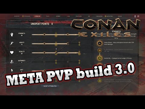 Conan exiles. META pvp build 3.0