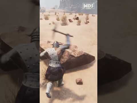 CONAN EXILES Mining STONE 🪨 ⚔️ Xbox Series X Gaming #shorts