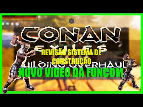 CONAN EXILES : MODO DE CONSTRUÇÃO DO CRIATIVO VIDEO TUTORIAL  FUNCOM EM PTBR #conanexiles #survival