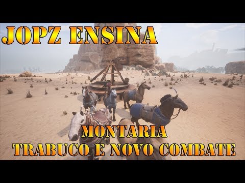#conanexiles #funcom ATUALIZAÇÃO MONTARIA, TRABUCO E COMBATE # 86 – JOPZ ENSINA