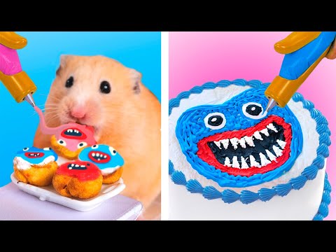 Cooking Huggy Wuggy for the hamster! *Useful Kitchen Gadgets and Hacks*
