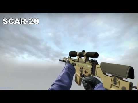 Counter Strike Global Offensive A Closer Look At The Weapons In Slow Motion [60 FPS FHD MAX DETAILS]