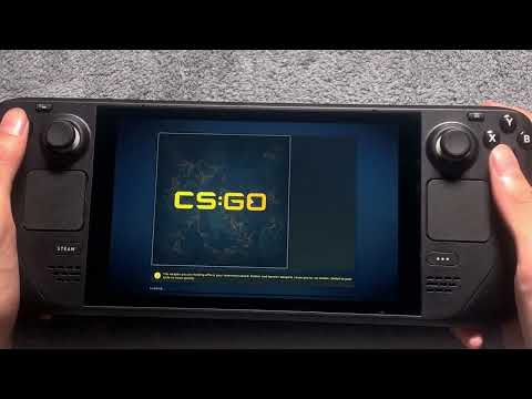 Counter-Strike: Global Offensive Steam Deck handheld Gameplay (CSGo)