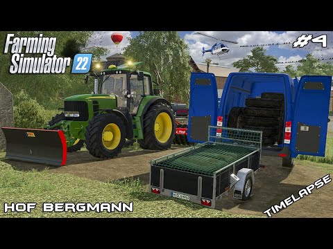 Covering BUNKER SILO and spreading SLURYY | Hof Bergmann | Farming Simulator 22 | Episode 4