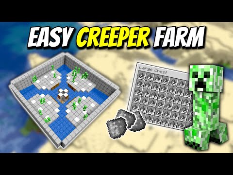 Creeper Farm – Minecraft 1.17 Tutorial (Java Edition)
