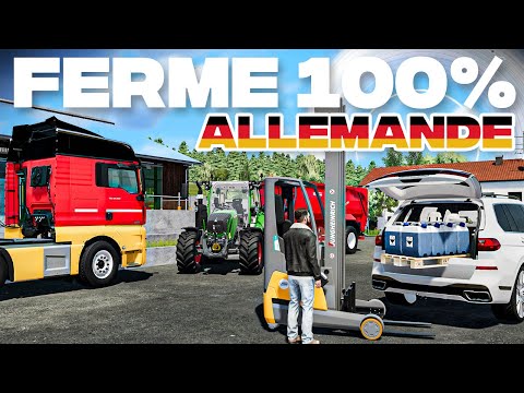 Créer une FERME 100% ALLEMANDE sur Farming Simulator 22, c'est possible ?