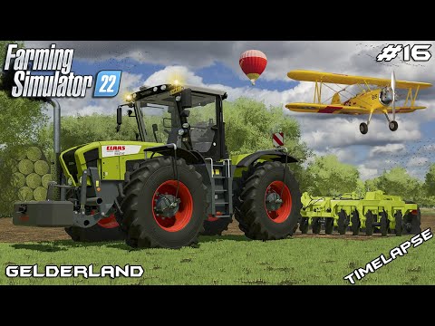 Cultivating FIELDS with CLAAS XERION | Animals on Gelderland | Farming Simulator 22 | Episode 16