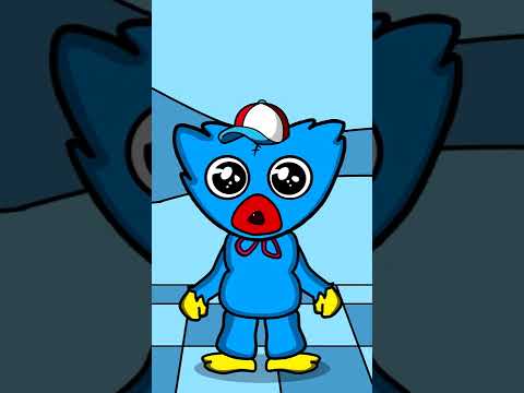 Cute Huggy Wuggy cry for Ice Cream