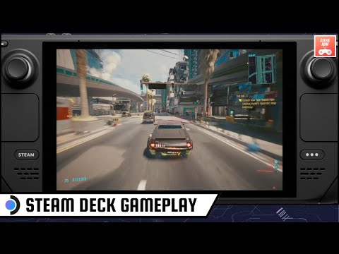 Cyberpunk 2077 Steam Deck Gameplay Test (Official Graphics Settings)