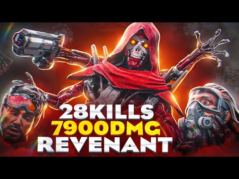 ЗР-145! 28 KILLS & 7900 DAMAGE ON REVENANT.EXE ! ревенант гайд апекс легенд реликвия apex legends