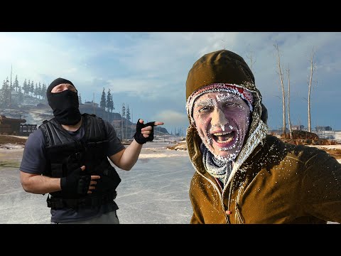 Парень просто замерз на улице)) CoD WARZONE