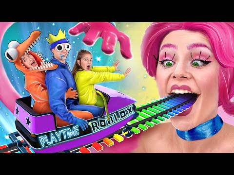Секретная комната! Roblox Rainbow Friends против Mommy Long Legs