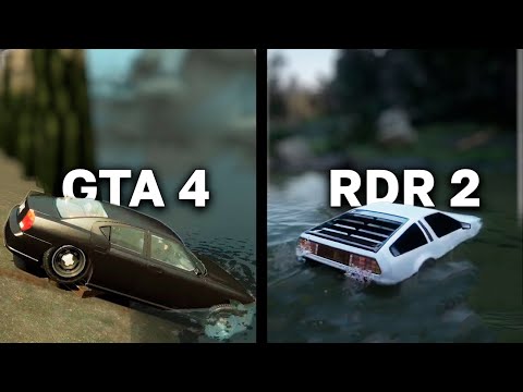Физика Red Dead Redemption 2 против GTA 4!