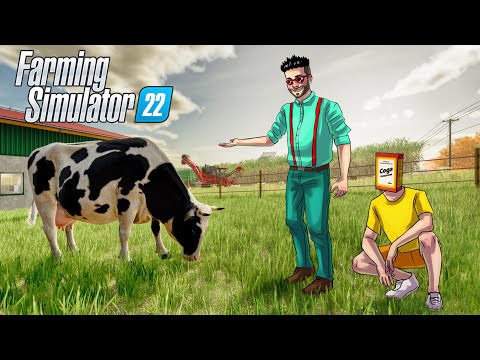 Я ЗНАЮ, ГДЕ ВЗЯТЬ МОЛОКО… ПОСТРОИЛИ КОРОВНИК В FARMING SIMULATOR 22