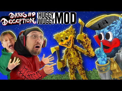 Dark Deception MODS w/ Huggy Wuggy Gold Watcher *INSANE* (Pigs in My School)
