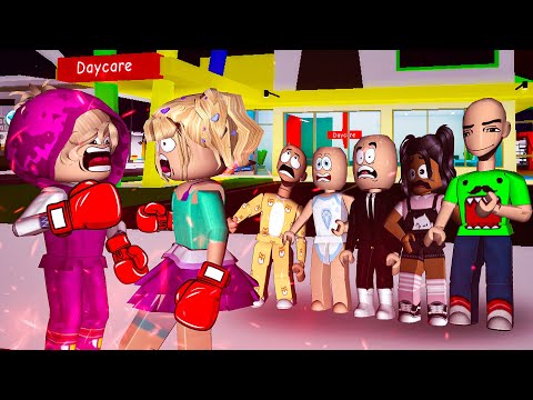 DAYCARE MASHA FIGHT | Roblox | Funny Moments | Brookhaven 🏡RP