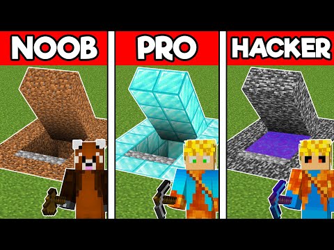 DE BASE SECRETA NOOB A BASE SECRETA PRO NO MINECRAFT!!