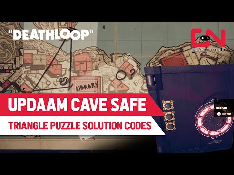 Deathloop Triangle Map Cave Safe Code Puzzle Solution in Updaam