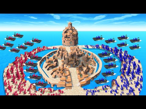 DEFEND the BASE! Insane Siege vs Blue Army! | Ravenfield