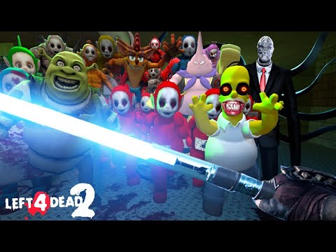DESBLOQUEO los SLENDYTUBBIES Y EJÉRCITO CREEPYPASTA.EXE ⛔️ [MODS PROHIBIDOS] de LEFT 4 DEAD 2