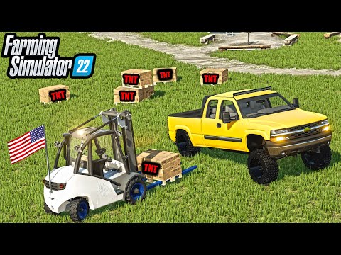 DESTROYING SQUATTED TRUCK! (CHEVY ZL1) | Farming Simulator 22
