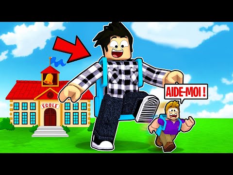 Devenir PETIT dans L'école Roblox ! (Shrunken School Obby)