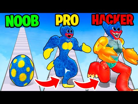 Die BESTE ENTWICKLUNG vom HUGGY WUGGY EI zum MUTANTEN MONSTER in Monster Egg!
