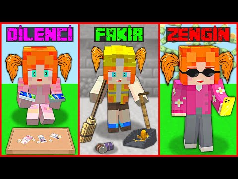 DİLENCİLİKTEN ZENGİNLİĞE DOĞRU ZEYNEP'İN HAYATI! 😂 – Minecraft