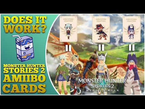Do Monster Hunter Stories 2 Amiibo Cards Work? | MHS2 Layered Armor + Tsukino Moon Fortune