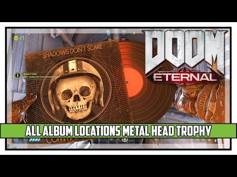 Doom Eternal All Album Locations Metal Head Trophy