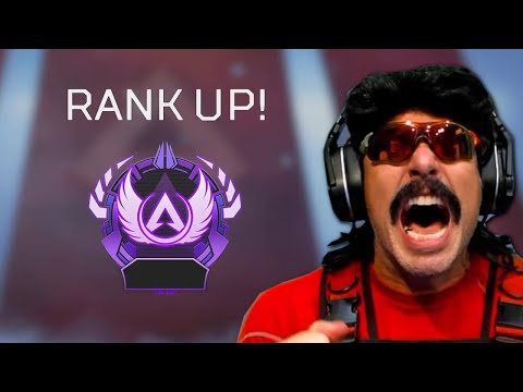 DrDisrespect Goes NUTS After Reaching MASTER in Apex Legends