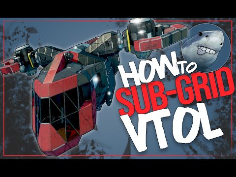 Dreadnought Transport AND – HOW TO Sub-Grid VTOL Tutorial / Example – Space Engineers