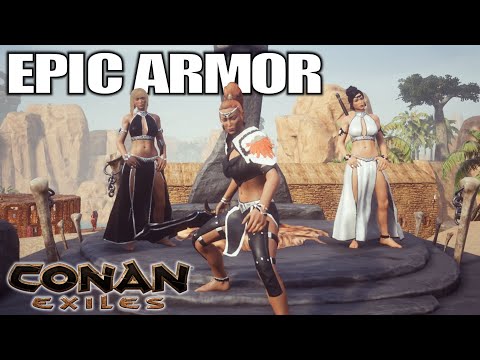 Dressed to Kill in EPIC ARMOR! | Conan Exiles Age of Sorcery Gameplay | Part 11