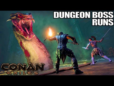 Dungeon Boss’s & Map Rooms | Conan Exiles Age of Sorcery Gameplay | Part 7
