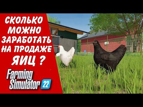 ✅КУРЫ И ЯЙЦА , СКОЛЬКО МОЖНО ЗАРАБОТАТЬ ? ОБЗОР Farming simulator 2022