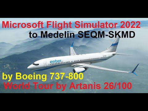 ✈ 26/100 Microsoft Flight Simulator Boeing 738 PMDG SPST-SEQM ✈