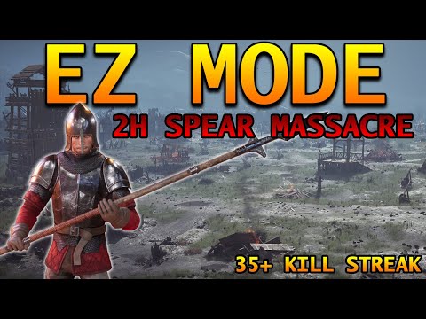 Easiest Weapon To Use In Chivalry 2: 2h Spear MASSACRES Lobby Footman Gameplay