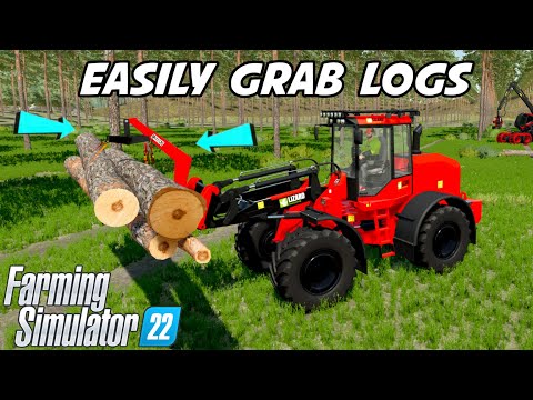 Easy Way To Grab Logs | Farming Simulator 22
