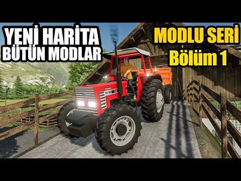 EFSANE MODLAR VE GÜZEL HARİTA | MODLAR AÇIKLAMADA! | FARMING SIMULATOR 22