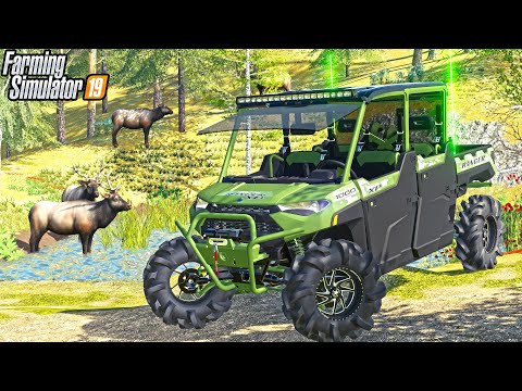 ELK HUNTING IN MONTANA MOUNTAINS | CAMPING AND HUNTING | FARMING SIMULATOR 2019