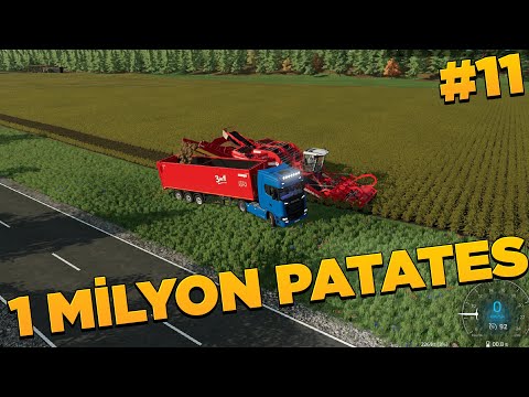 EN BÜYÜK TARLADAN REKOR DERECEDE PATATES ÇIKTI | FARMİNG SİMULATOR 2022 | fs 22 patates hasadı